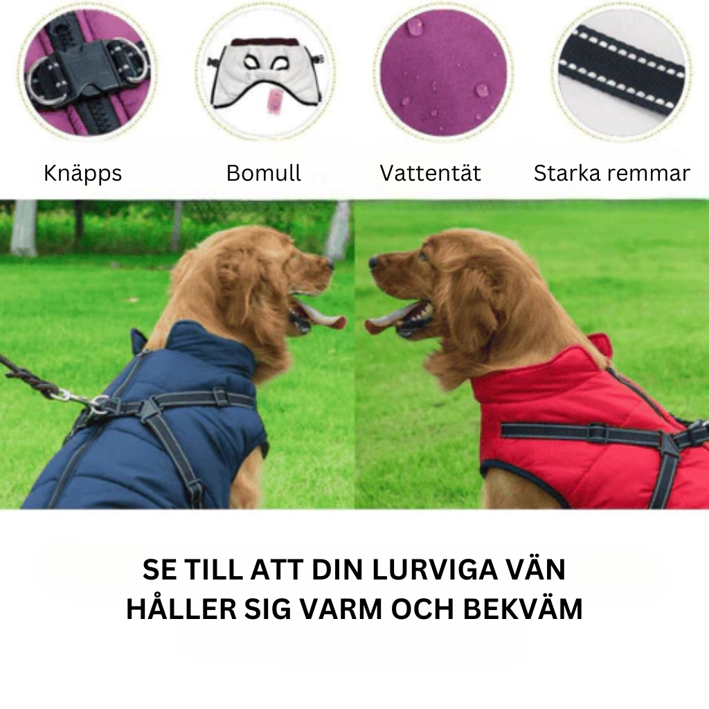 DogFashion™ vattentät vinterjacka för hundar